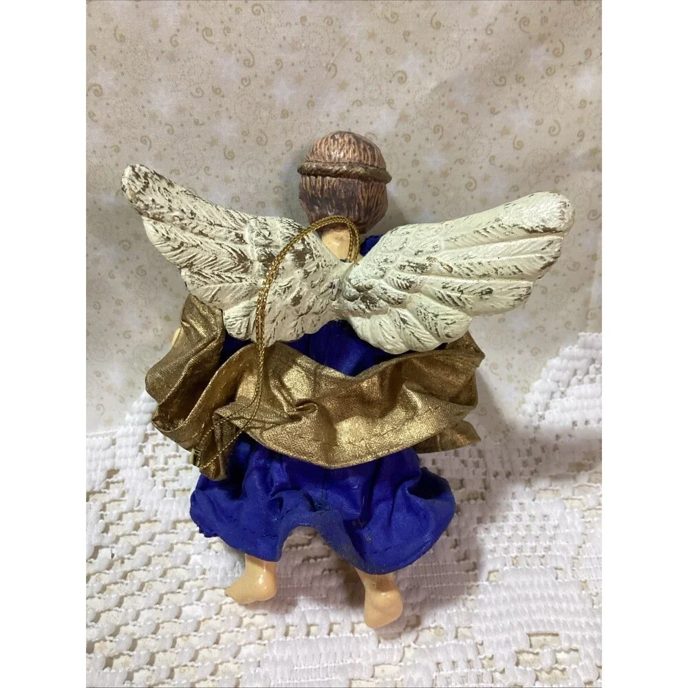 Paper Mache Angel Ornaments Lot Of 3  Style Clothique Valentine's Day Decor